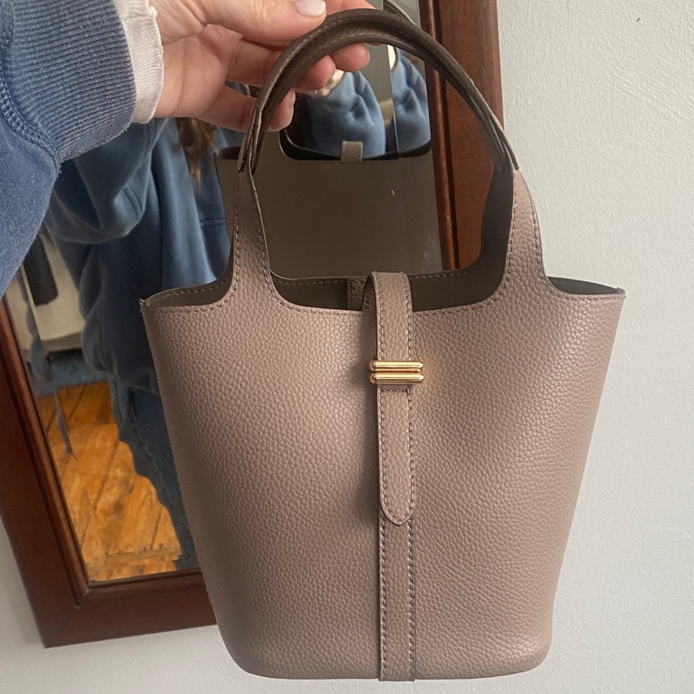 Elegant Taupe Handbag